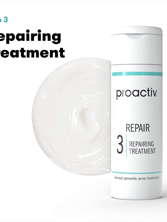 Proactiv 3 Step Acne Treatment - Benzoyl Peroxide Face Wash, Repairing Acne Spot Treatment for Face And Body, Exfoliating Toner - 60 Day Complete Acne Skin Care Kit