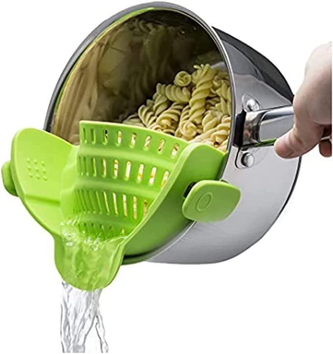 Repertoire Unlimited, Snap and Strain Pot Strainer and Pasta Strainer