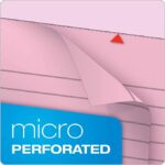 TOPS Prism+ Writing Pads, 5x 8, Perforated, Pink, Orchid, Blue, 50 Sheets, 6 Pack (63016)