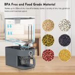 VenDotbi Rice Dispenser, 22-25 Lbs Rice Container with Measuring Cup