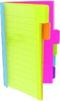 Redi-Tag Divider Sticky Notes,  4 x 6 Inches, Assorted Neon Colors (29500)