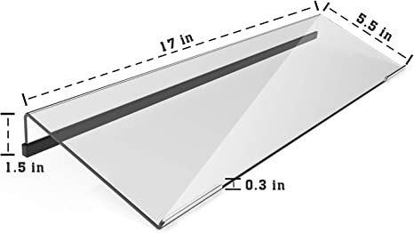 KOTEMON Acrylic Tilted Computer Keyboard Stand