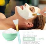 Face Mask Mixing Bowl Set, Plazuria 5 in 1 DIY Facemask Mixing Tool Kit