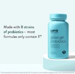 Love Wellness Good Girl Vaginal Probiotics, 60 Capsules - Dairy & Gluten-Free