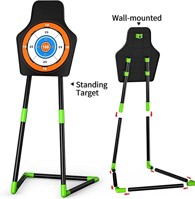 TEMI 2 Pack Bow and Arrow for Kids