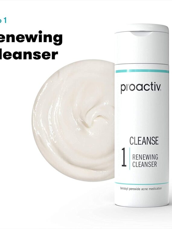 Proactiv 3 Step Acne Treatment - Benzoyl Peroxide Face Wash, Repairing Acne Spot Treatment for Face And Body, Exfoliating Toner - 60 Day Complete Acne Skin Care Kit