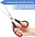 Scissors Set of 6-Pack, 8" All Purpose, Right/Left Handed