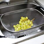 Drainer Filter, Nofaner Stainless Steel Collapsible Kitchen Sink Drain Basket Rack