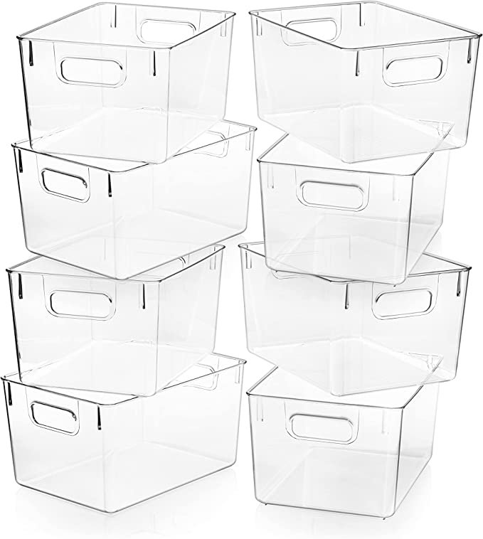 ClearSpace Plastic Storage Bins – Perfect Kitchen Organization or Pantry Storage