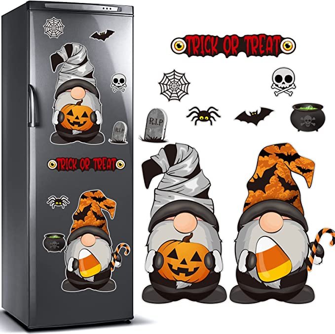 9 Pieces Holiday Gnomes Refrigerator Magnets Gnome