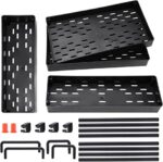 2pcs Under Sink Organizers and Storage with Hooks for Home Kitchen Bathroom