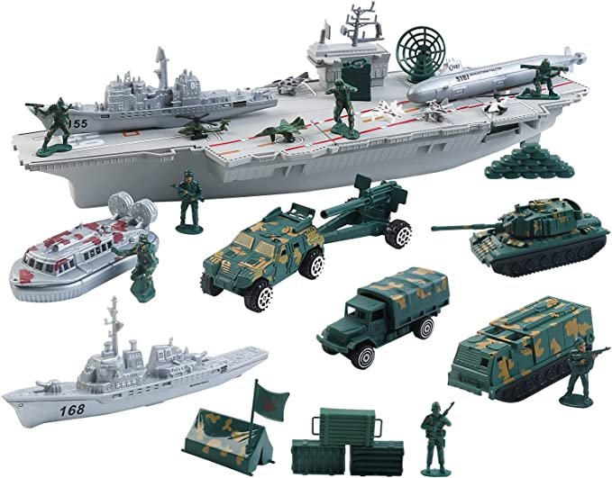 deAO Aircraft Carrier Toy with Scale Model