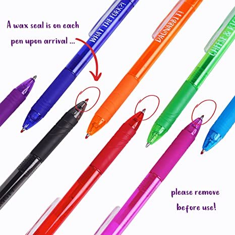 Funny Pens for Adults - Erasable Pens Multicolor Gel