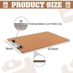 PANDRI 36 Pack Hardboard Office Clipboards