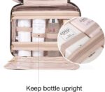BAGSMART Toiletry Bag Travel Bag with Hanging Hook, Medium Sized