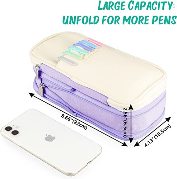 Large Storage Pencil Pouch, School Office Supplies