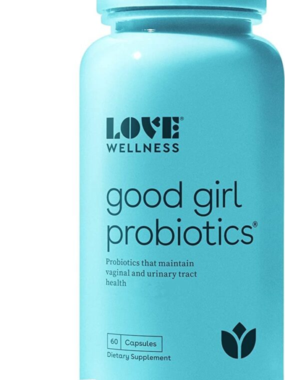 Love Wellness Good Girl Vaginal Probiotics, 60 Capsules - Dairy & Gluten-Free