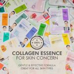 DERMAL 39 Combo Pack Collagen Essence Full Face Facial Mask Sheet. Nature made Freshly packed Korean Face Mask