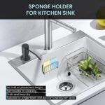 Goodbuy Sponge Holder for Kitchen Sink, Bathroom 5.9" x 2" x 3.3" Grey