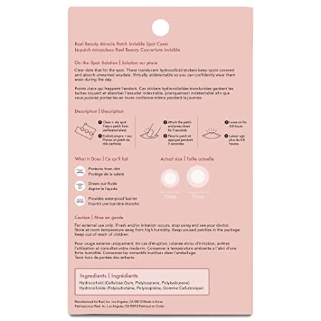 Rael Miracle Invisible Spot Cover -2 Sizes (96 Count)