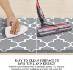 WISELIFE Kitchen Mat Cushioned Anti-Fatigue Kitchen Rug, 17.3"x 59" Waterproof Non-Slip Kitchen Mats