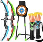 TEMI 2 Pack Bow and Arrow for Kids