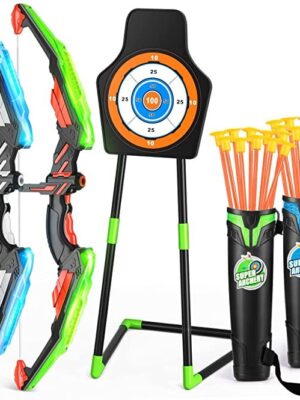 TEMI 2 Pack Bow and Arrow for Kids