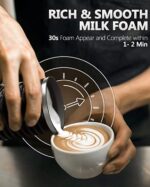 KINGTOO Coffee Maker with Milk Frother for K-Cup Pod