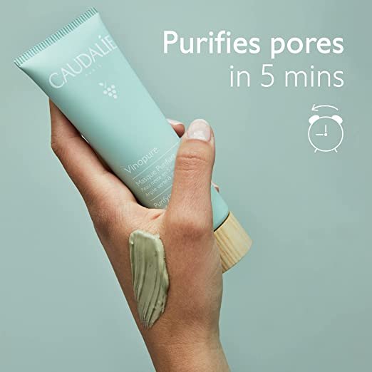 Caudalie Vinopure Purifying Clay Mask - Purifies pores in 5 minutes