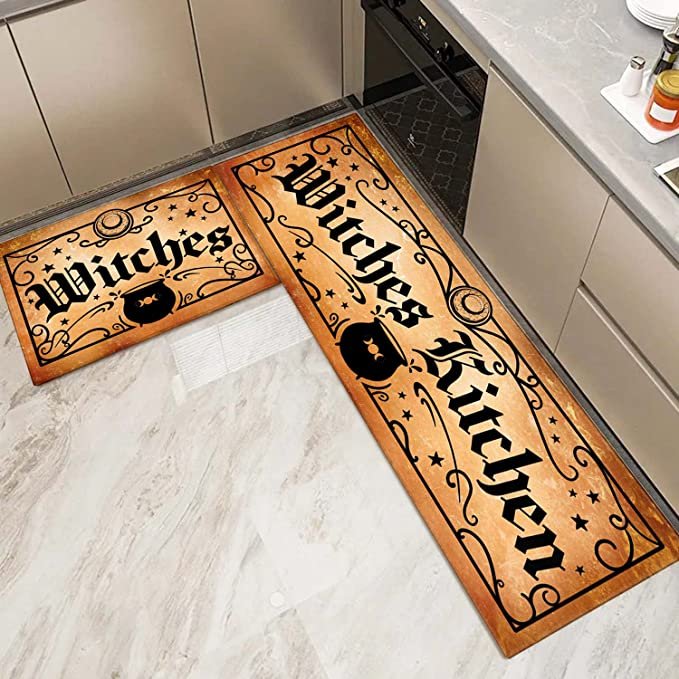 Christmas Mat Kitchen Runner Rugs Comfort Home Decor Non-Slip Floor Mat Doormat
