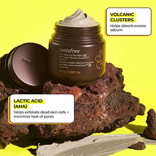 innisfree Pore Clearing Clay Masks with Volcanic Cluster