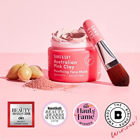 Sand & Sky Australian Pink Clay Porefining Mask