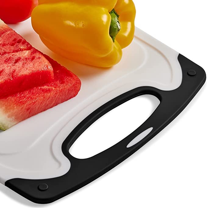 Plastic Cutting Boards for Kitchen 3 Pcs - 3 SIZES