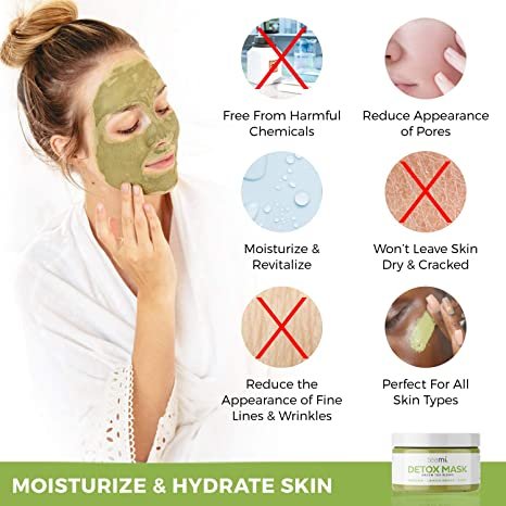 Teami Detox Face Masks Skincare Facial Skin Care Products: Green Tea Detox Mask