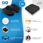 Everlasting Comfort Office Chair Seat Cushion Pillow for Back, Coccyx, & Tailbone Pain Support Pad