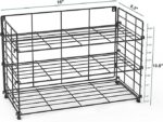 Vidor Adjustable Water Bottle Organizer Storage,3-Tier Wall-Mounted Water Bottle Storage Rack