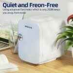 SPECILITE Mini Fridge for Skin Care, Personal AC/DC Refrigerator for Makeup, Food, Travel, Bedroom