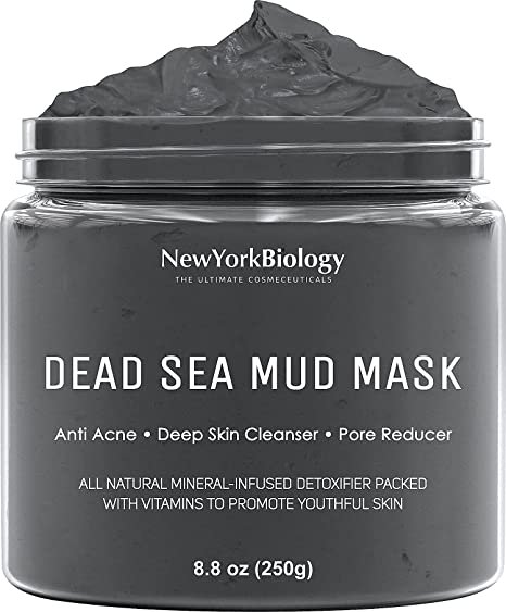 New York Biology Dead Sea Mud Mask for Face and Body with Dead Sea Mud Mask Infused with Lavender  – 8.8 Oz