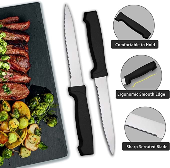 24 Pieces Silverware Set, Pleafind Cutlery Set for 4
