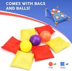 TOY Life Kids Cornhole Outdoor Games - Outside Toys for Kids 3 4 5 6 7