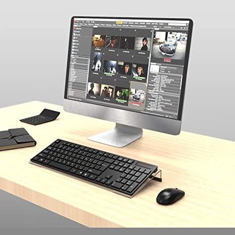 KOTEMON Acrylic Tilted Computer Keyboard Stand