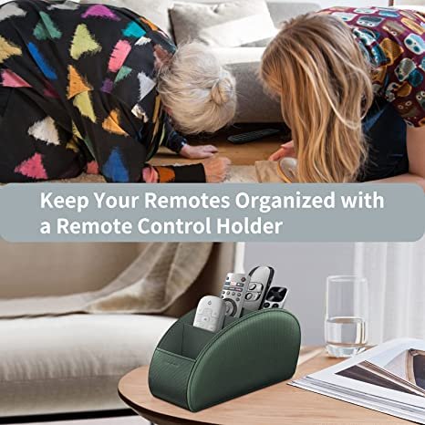 KENOBEE Remote Control Holder with 5 Compartments