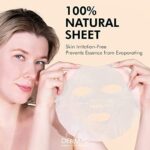 DERMAL 39 Combo Pack Collagen Essence Full Face Facial Mask Sheet. Nature made Freshly packed Korean Face Mask