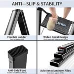 Step Ladder Folding 2 Step Stool Aluminium Anti-Slip