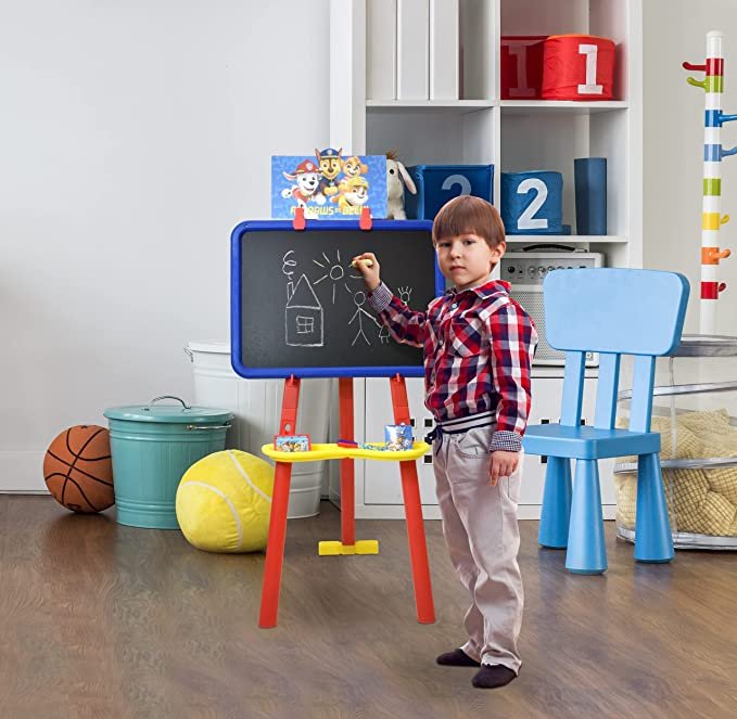 Paw Patrol Standing Art Easel for Kids,  Number 1 in Service Tissue Pack (47 Pieces)