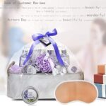 Spa Gift Baskets for Women - Luxury 15pcs with Bath Bombs, Shampoo Bar, Eye Mask, Shower Gel, Bubble Bath, Salts, Body Scrub Lotion