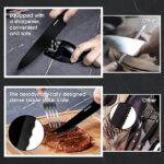 MIDONE 17 Pieces German Stainless Steel Kitchen Knife Set