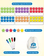 Coogam Magnetic Ten-Frame Set, Math Manipulative EVA Number Counting Games