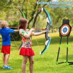 TEMI 2 Pack Bow and Arrow for Kids