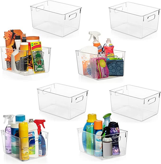 ClearSpace Plastic Storage Bins – Perfect Kitchen Organization or Pantry Storage